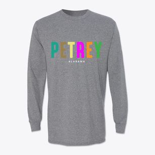 Petrey Alabama Color Pop Classic Long Sleeve T-Shirt