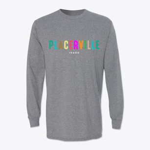 Placerville Idaho Color Pop Classic Long Sleeve T-Shirt