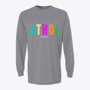 Athol Kansas Color Pop Classic Long Sleeve T-Shirt