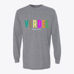 Verdel Nebraska Color Pop Classic Long Sleeve T-Shirt