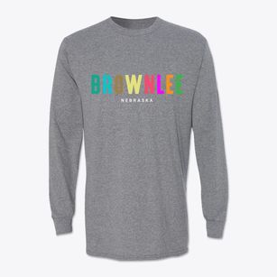 Brownlee Nebraska Color Pop Classic Long Sleeve T-Shirt