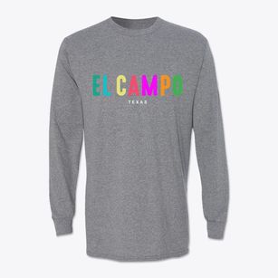 El Campo Texas Color Pop Classic Long Sleeve T-Shirt