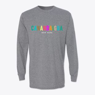 Canandaigua New York Color Pop Classic Long Sleeve T-Shirt