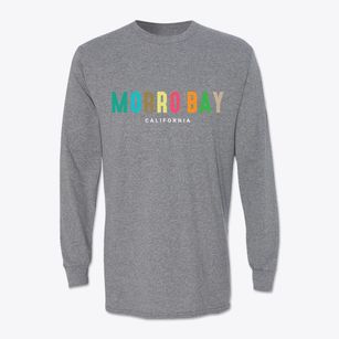 Morro Bay California Color Pop Classic Long Sleeve T-Shirt