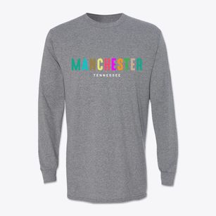 Manchester Tennessee Color Pop Classic Long Sleeve T-Shirt