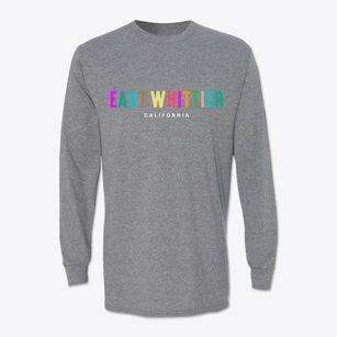 East Whittier California Color Pop Classic Long Sleeve T-Shirt