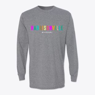 Harrisonville Missouri Color Pop Classic Long Sleeve T-Shirt