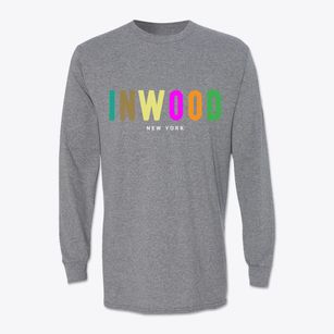 Inwood New York Color Pop Classic Long Sleeve T-Shirt