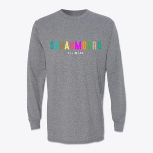 Schaumburg Illinois Color Pop Classic Long Sleeve T-Shirt