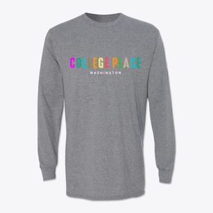 College Place Washington Color Pop Classic Long Sleeve T-Shirt