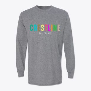 Crestline California Color Pop Classic Long Sleeve T-Shirt