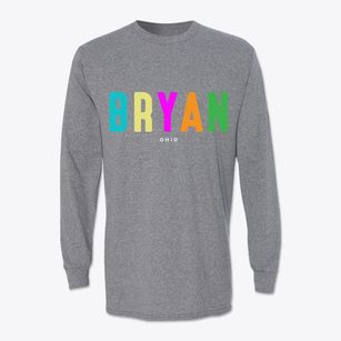 Bryan Ohio Color Pop Classic Long Sleeve T-Shirt