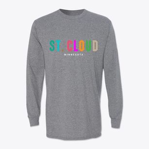 St. Cloud Minnesota Color Pop Classic Long Sleeve T-Shirt
