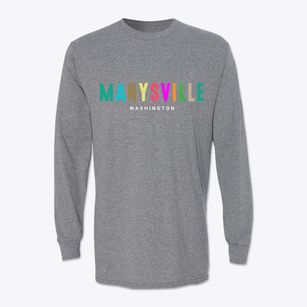 Marysville Washington Color Pop Classic Long Sleeve T-Shirt