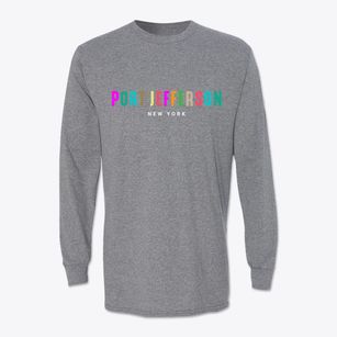 Port Jefferson New York Color Pop Classic Long Sleeve T-Shirt