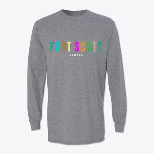 Fort Scott Kansas Color Pop Classic Long Sleeve T-Shirt