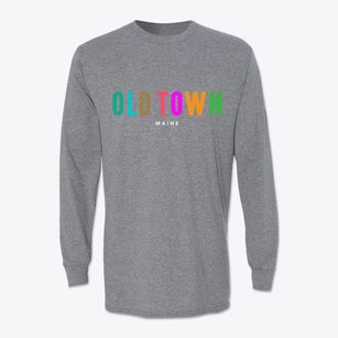 Old Town Maine Color Pop Classic Long Sleeve T-Shirt