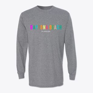 Daytona Beach Florida Color Pop Classic Long Sleeve T-Shirt