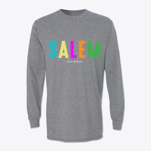 Salem Illinois Color Pop Classic Long Sleeve T-Shirt