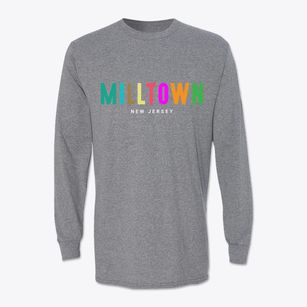 Milltown New Jersey Color Pop Classic Long Sleeve T-Shirt
