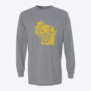  Wisconsin Mandala Classic Long Sleeve T-Shirt