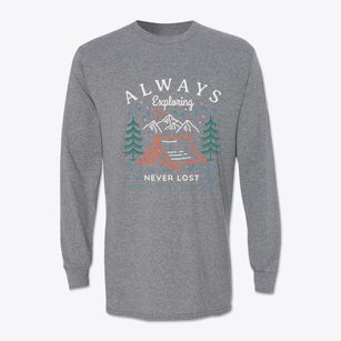   Always Exploring Never Lost Classic Long Sleeve T-Shirt