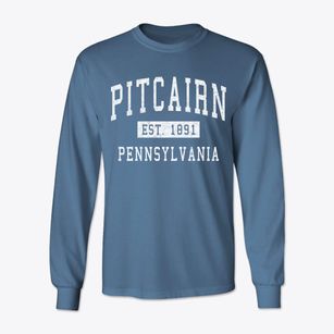 Pitcairn Pennsylvania Classic Established Classic Long Sleeve T-Shirt