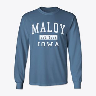 Maloy Iowa Classic Established Classic Long Sleeve T-Shirt