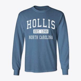 Hollis North Carolina Classic Established Classic Long Sleeve T-Shirt