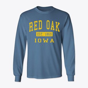 Red Oak Iowa Classic Established Classic Long Sleeve T-Shirt