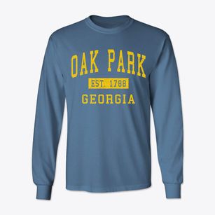 Oak Park Georgia Classic Established Classic Long Sleeve T-Shirt