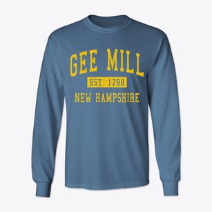 Gee Mill New Hampshire Classic Established Classic Long Sleeve T-Shirt