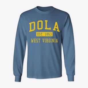 Dola West Virginia Classic Established Classic Long Sleeve T-Shirt