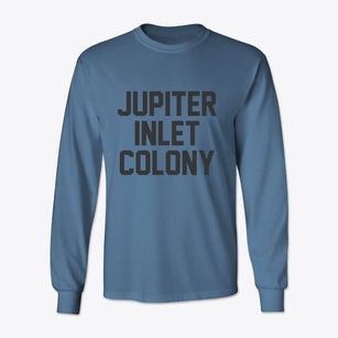 Jupiter Inlet Colony Florida Classic Block Classic Long Sleeve T-Shirt