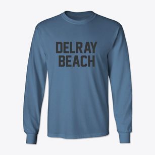 Delray Beach Florida Classic Block Classic Long Sleeve T-Shirt