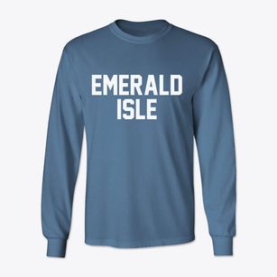 Emerald Isle North Carolina Classic Block Classic Long Sleeve T-Shirt