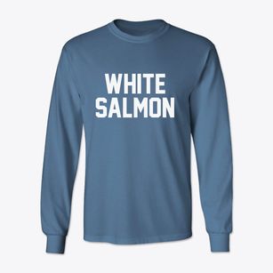 White Salmon Washington Classic Block Classic Long Sleeve T-Shirt