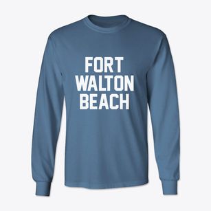 Fort Walton Beach Florida Classic Block Classic Long Sleeve T-Shirt
