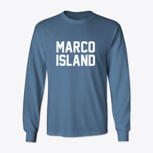 Marco Island Florida Classic Block Classic Long Sleeve T-Shirt