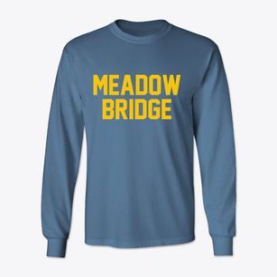 Meadow Bridge West Virginia Classic Block Classic Long Sleeve T-Shirt
