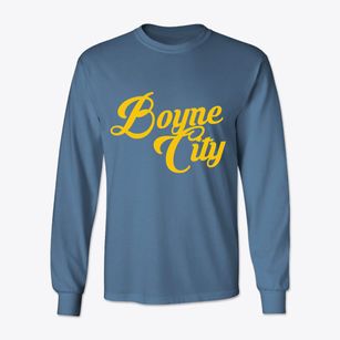 Boyne City Michigan Vintage Team Classic Long Sleeve T-Shirt