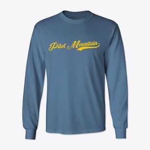 Pilot Mountain North Carolina Vintage Team Classic Long Sleeve T-Shirt