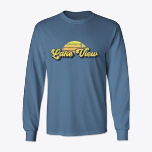Lake View Iowa Sublime Sunset Classic Long Sleeve T-Shirt