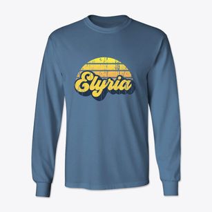 Elyria Nebraska Sublime Sunset Classic Long Sleeve T-Shirt