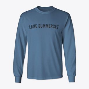 Lake Summerset Illinois Timeless Retro Classic Long Sleeve T-Shirt