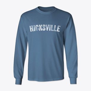 Hicksville New York Timeless Retro Classic Long Sleeve T-Shirt