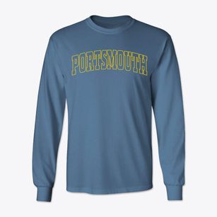 Portsmouth Ohio Trendy Block Classic Long Sleeve T-Shirt