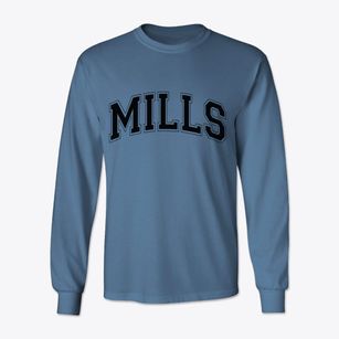 Mills Wyoming Varsity Classic Long Sleeve T-Shirt