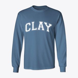 Clay California Varsity Classic Long Sleeve T-Shirt