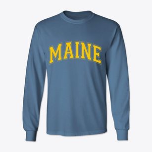 Maine Wisconsin Varsity Classic Long Sleeve T-Shirt